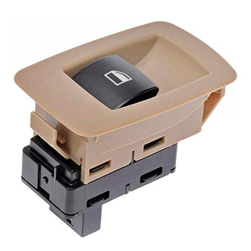 

Car Beige Passenger Side Front/Rear Window Lifter Button Switch for -BMW E90,E91,323I,325I,328I 61316945876