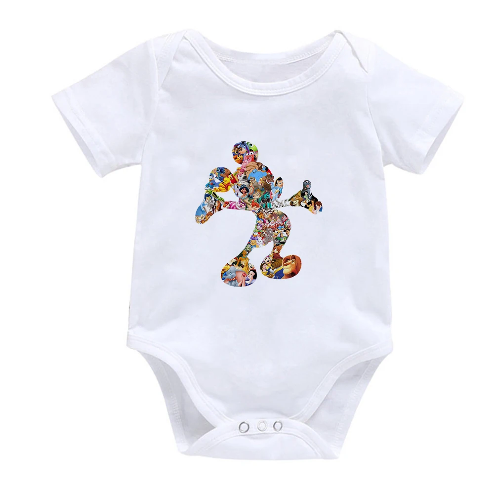 

Mickey Mouse baby boy clothes Mickey cute cartoon boy jumpsuit suit casual Korean version of kawaii girl top jumpsuit Disney