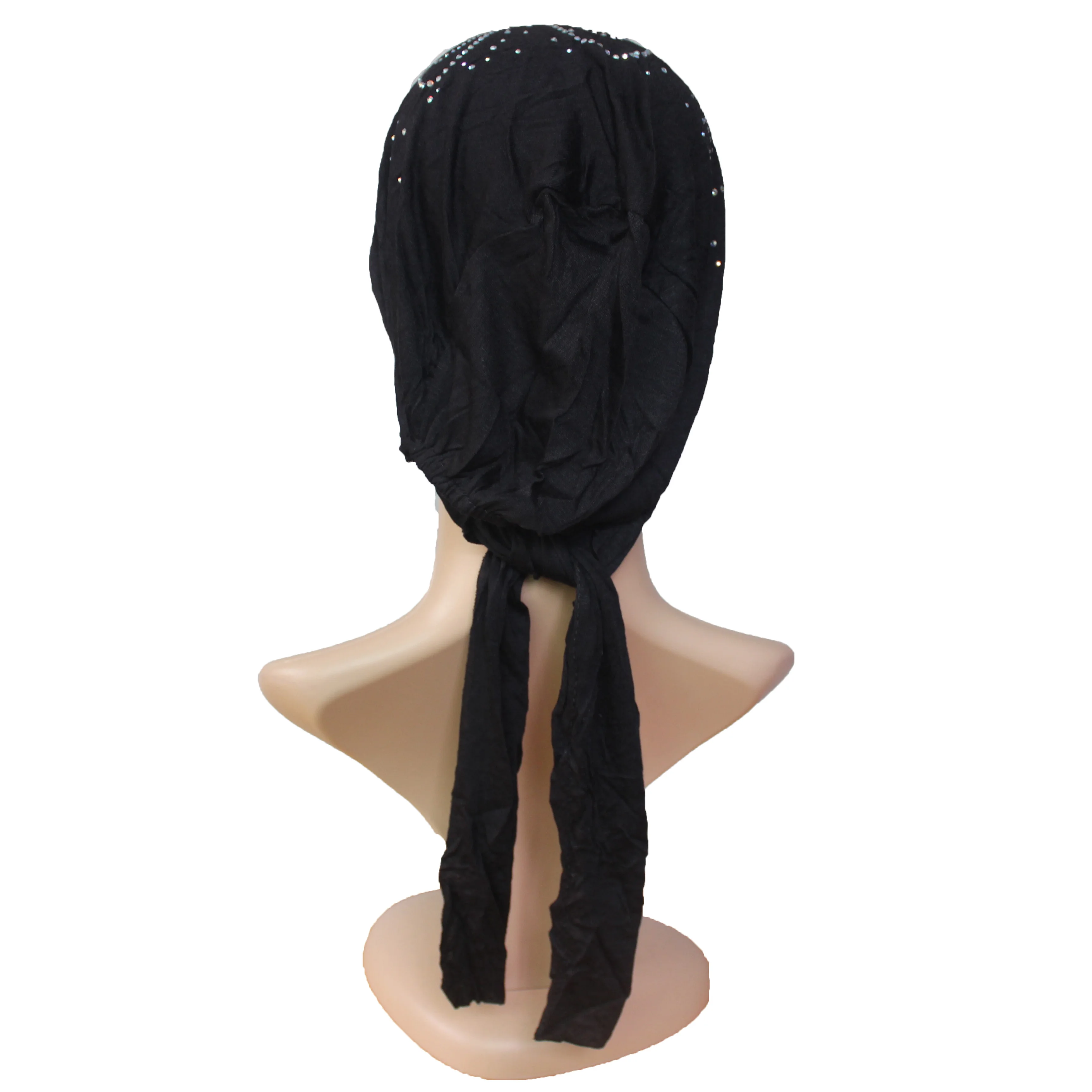 Женская зимняя длинная шляпа с блестками из вискозы и хлопка|Мусульманская