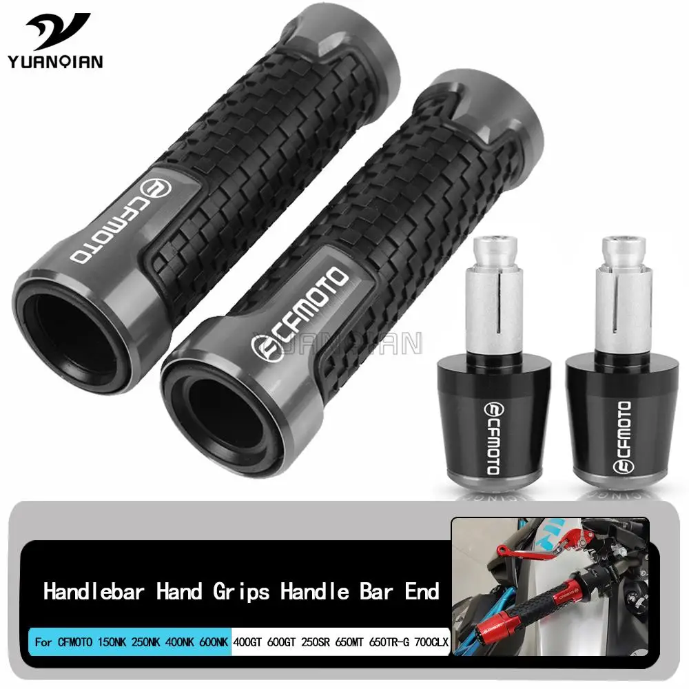 

Handlebar Hand Grips Handle Bar End Accessories For CFMOTO 400NK 650NK 150NK 250NK 400GT 250SR 300SR 650TR-G 650MT CF500 CF600