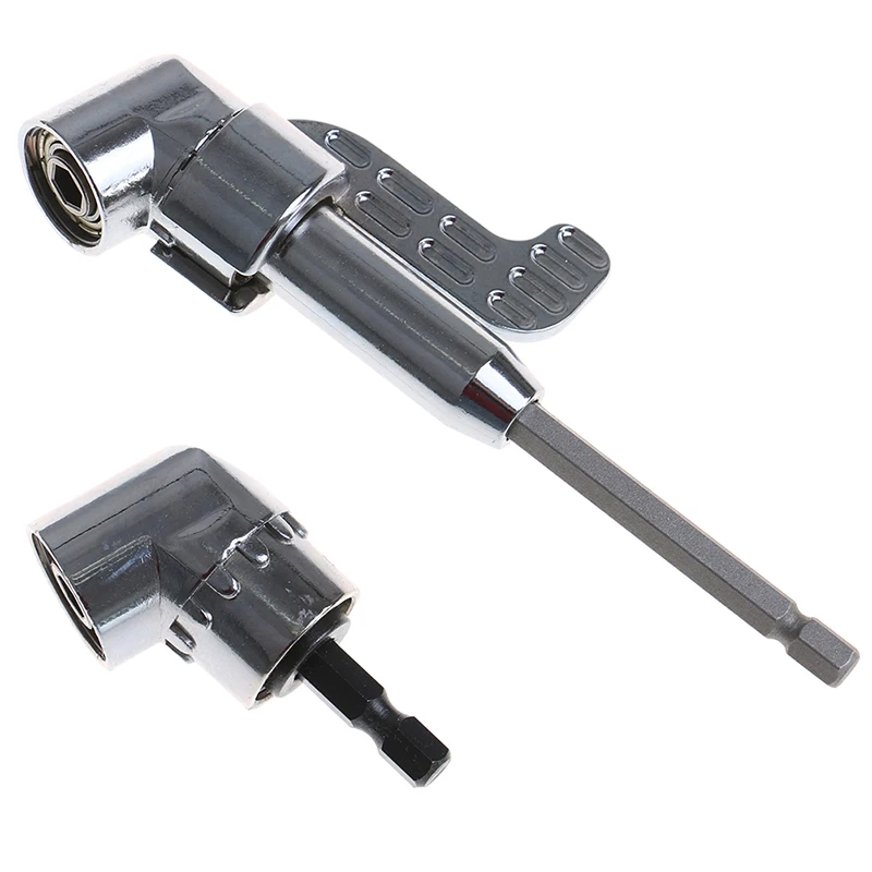 

Right Angle Drill Drilling Corner Screwdriver Holder Drill Bit 105 Degree Extension Shank