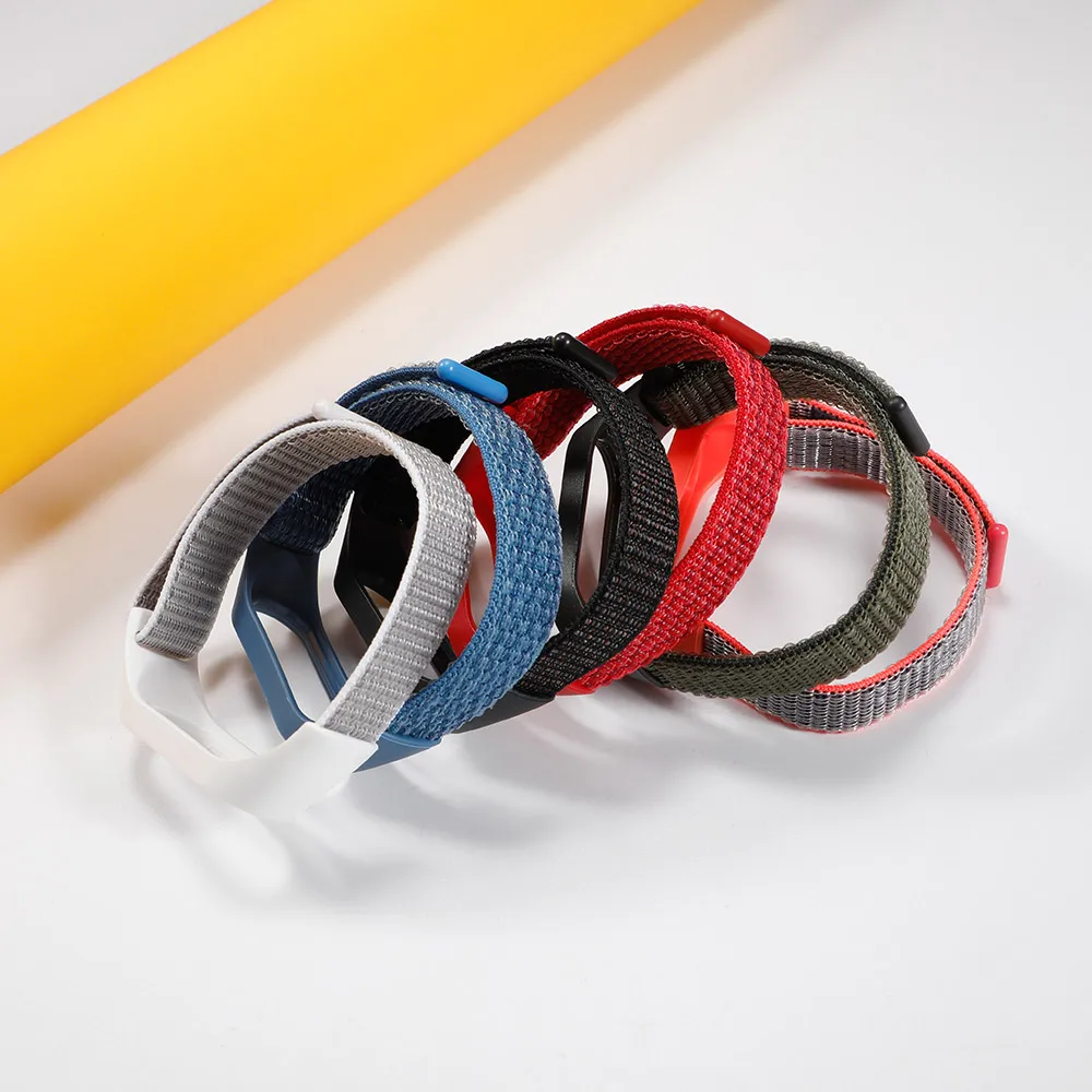 Pulseira mi band 4 ремешок для xiaomi mi band 4 3 спортивный нейлоновый ремешок для часов дышащий браслет ремешок для часов Смарт часы аксессуары 4