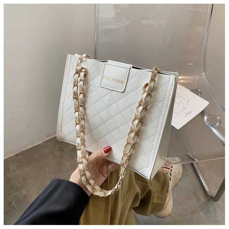 

Новинка 2021, сумка-мессенджер, модная подходящая ко всему сумка-мешок на цепочке, сумка на плечо, сумка через плечо для женщин