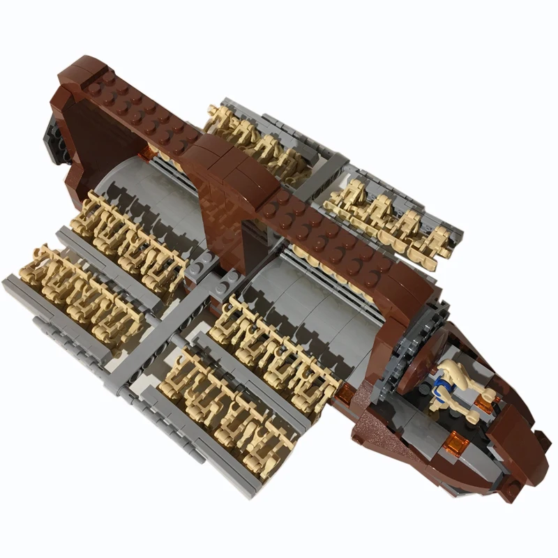 MOC 20352 Звездный фильм Космос Серия войны битва транспорт боевой корабль дроид Platoon