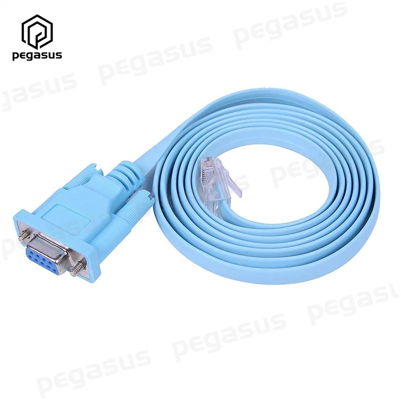 1 5 метров RJ45 8P8C штекер к 9-контактному RS232 RS-232 DB9 разъем маршрутизатора синий