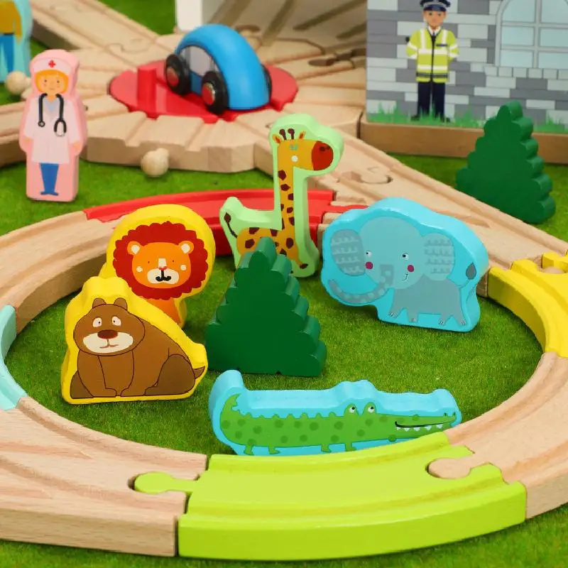 Железная дорога железнодорожные пути костюм игрушки магнитная электровоз