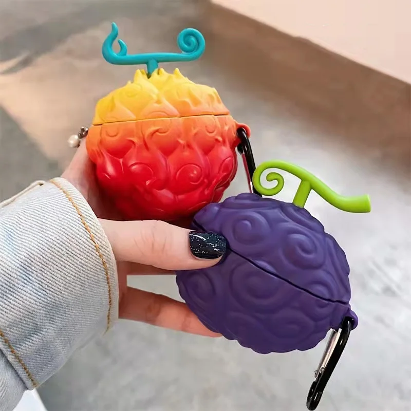 Силиконовый чехол для наушников Airpods 3 2021 с изображением фруктов из японского