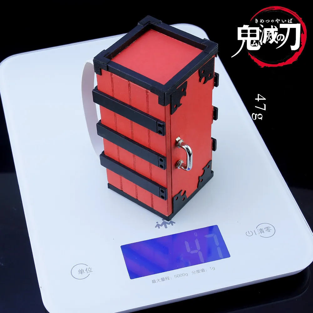 

2020 New Demon Slayer Ghost Blade Keychain Model Stove Door Charcoal Jielang Back Box Furnacekey Key Chain Weapons Good Keyring