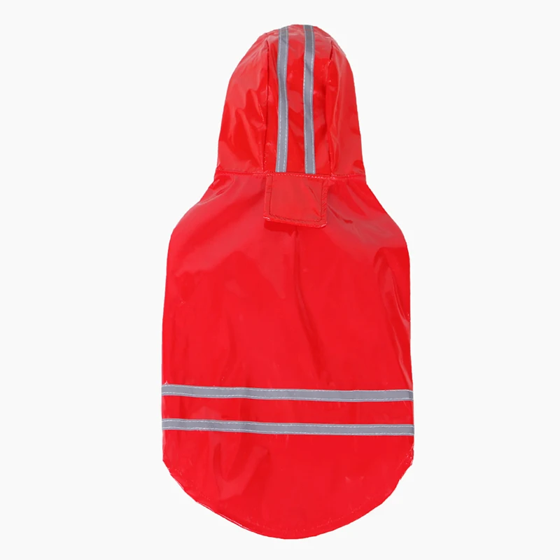 

Puppy Pet Raincoat S-XL Hoodie Outdoor Cute Dog Waterproof Jacket Dog PU Raincoat Cat Clothing Summer Clothes