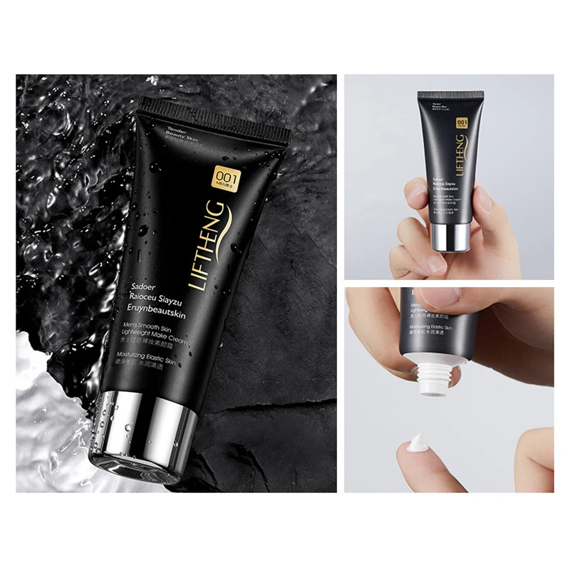 

Men Nude Makeup Lazy Face Cream Delicate Pore Moisturizing Waterproof Sweatproof Natural Whitening Concealer