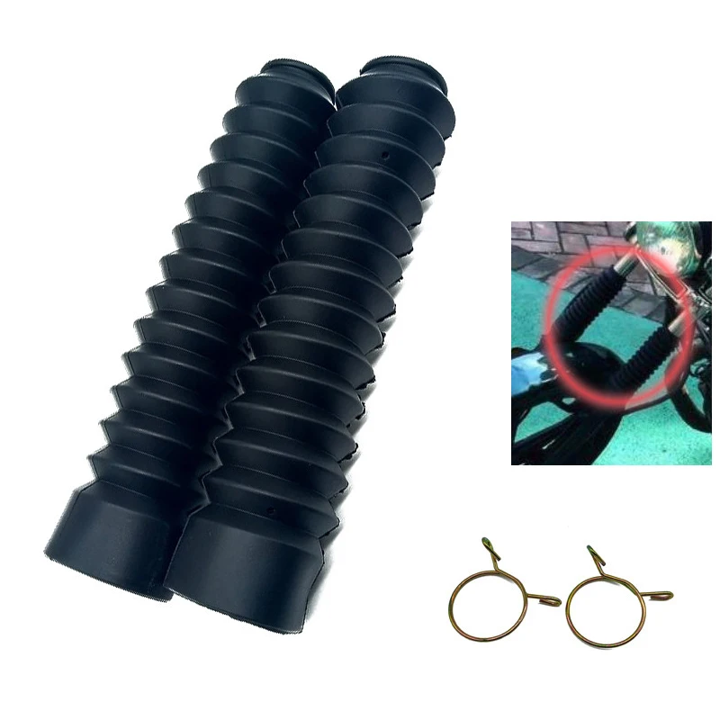 2 шт. 42 мм мотоциклетные резиновые накладки на переднюю вилку гетры для ботинок