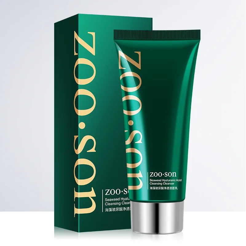 

Seaweed Hyaluronic Acid Face Cleanser Moisturizing Brightening Hydrating Oil Control Nourishing Skin Care Facial Cleaning 100g