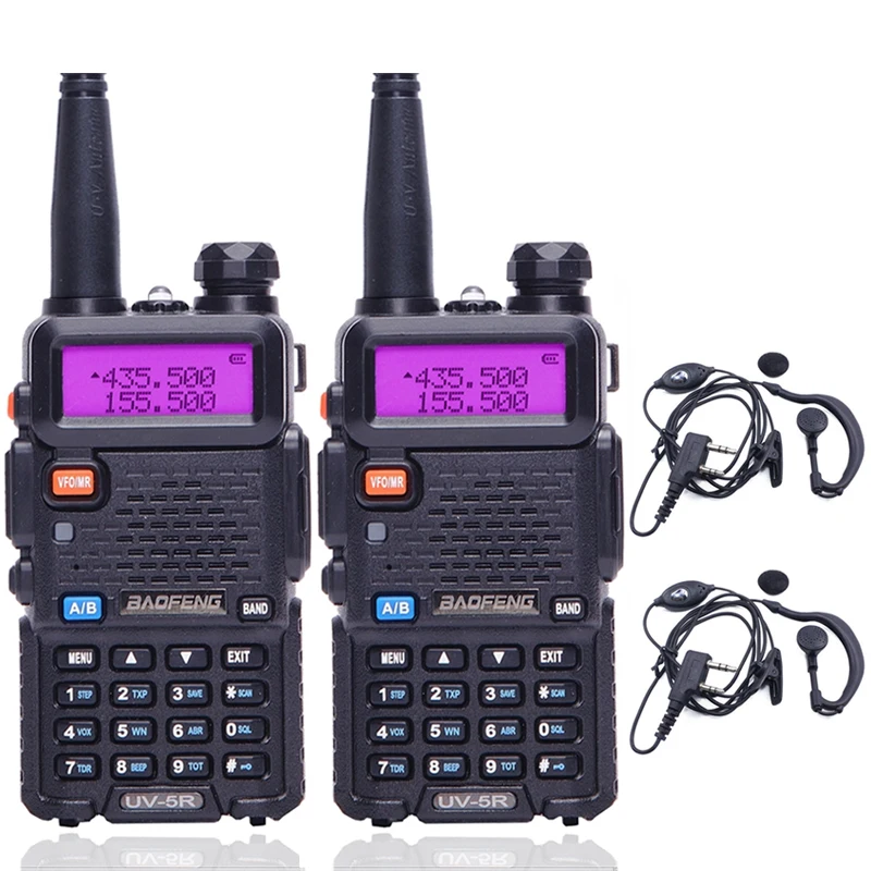 Портативная рация Baofeng переговорное устройство VHF 136 174 и UHF 400 520 МГц