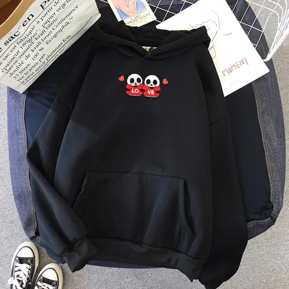 

Women Oversized Sweatshirts Womens Hoodies Panda Printing Hoodies Sweatshirts Harajuku Long Sleeve Sweats2021