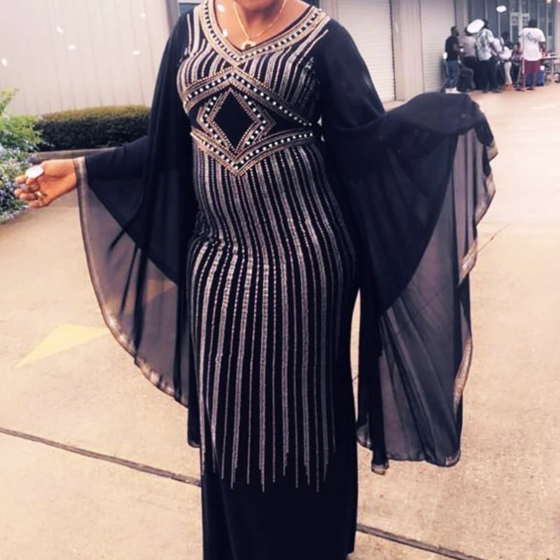 Африканские платья для женщин африканская одежда Дашики женское платье 2019 с