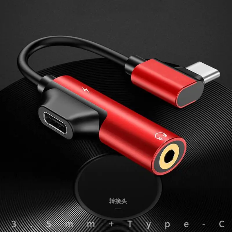Кабель-удлинитель для наушников 2 в 1 разветвители USB Type-C на 3 5 мм адаптер OTG USB-C