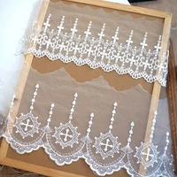 5yardlot off white embroidery lace trim exquisite handmade lace yarn lace embroidery garment accessories 14cm wide