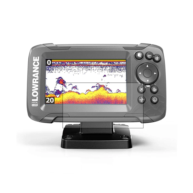 2 шт. прозрачная фотопленка для поиска рыбы GPS LOWRANCE HOOK2 4X | Компьютеры и офис