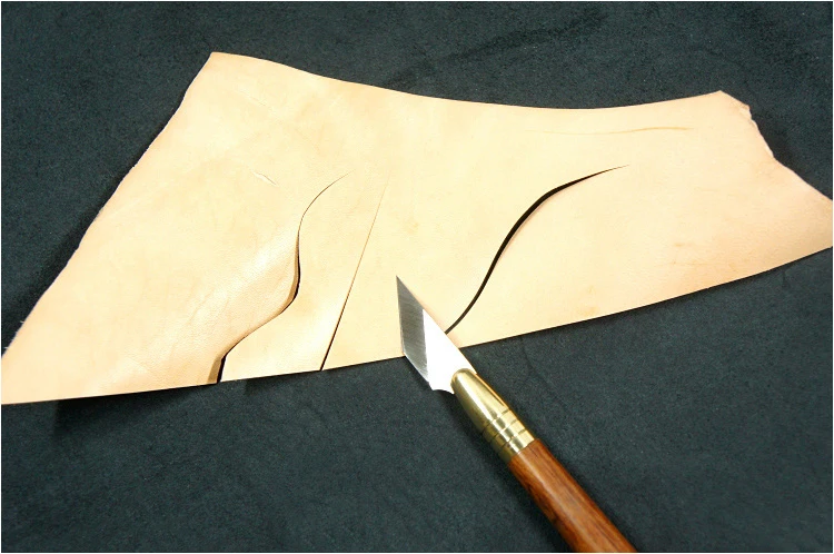 Кожаные ножи с конической кромкой Baver деревянная ручка для резьбы нож режущий