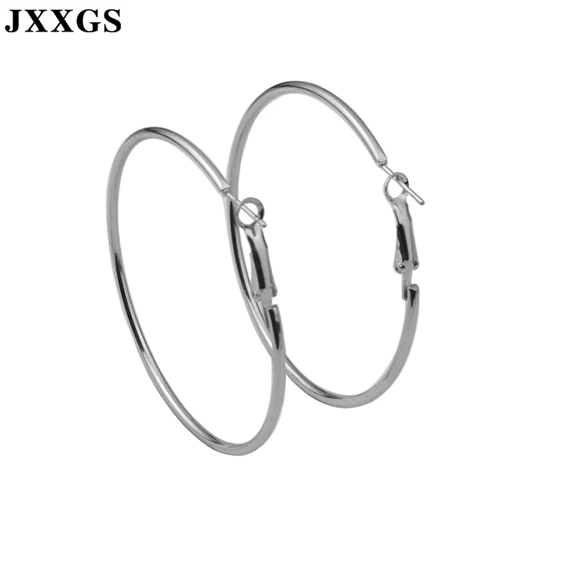 JXXGS женские серьги-кольца модные Преувеличенные Круглые сексуальные пирсинг