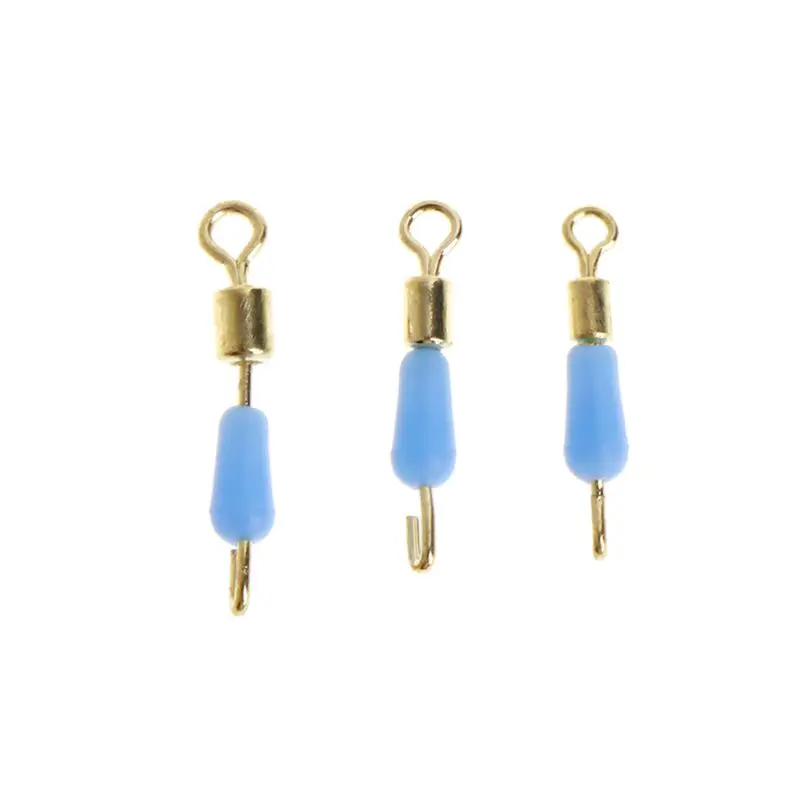 10 шт./партия леска силиконовый зажим для бисера Поворотная анти Обёрточная