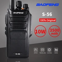 10w high power baofeng s 56 walkie talkie waterproof 10km hunting ham cb radio station 3500mah uhf transceiver two way radio