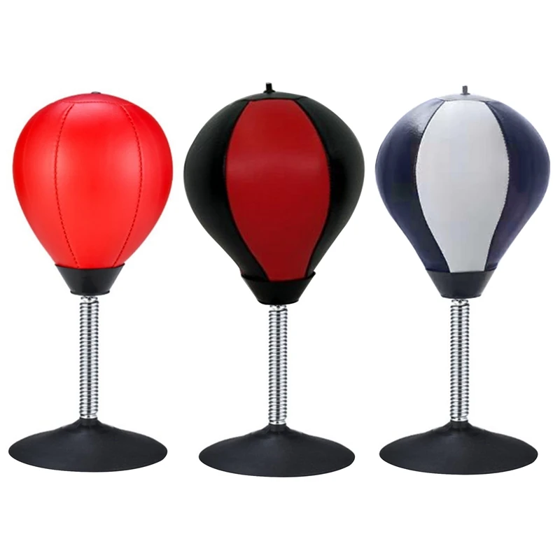 

High Quality Desk Boxing Speed Ball Bags PU Punch Training Fitness Gym Sports Practical Stress Release