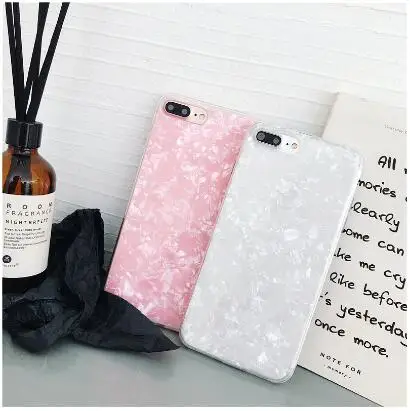 Чехол для телефона iPhone 7 8 Plus blingbling Shell шаблон чехол s XR XS Max 6 6S Мягкий ТПУ