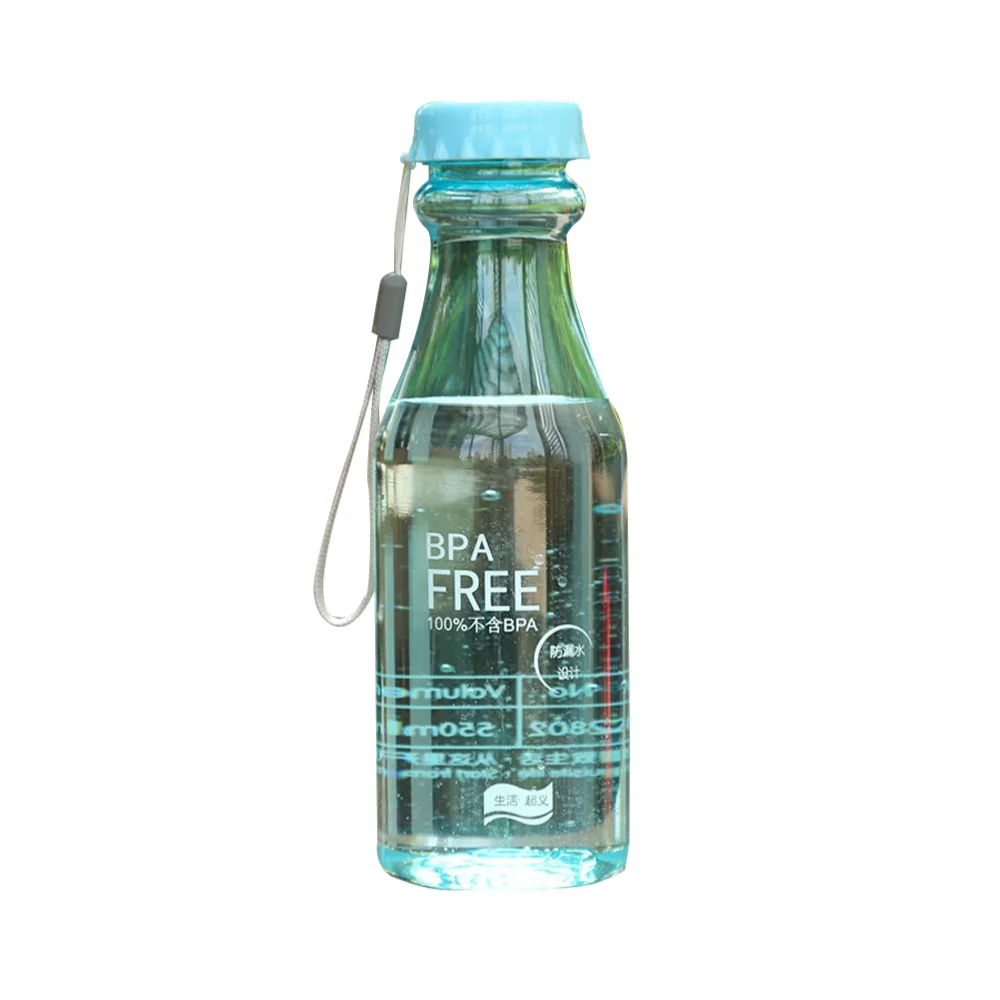 550 мл Портативный прозрачный без бисфенола а Герметичная Бутылка воды для