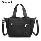 Женская сумка Geestock, модная трендовая сумка через плечо, вместительная однотонная нейлоновая сумка, женские сумки для женщин, женская сумка