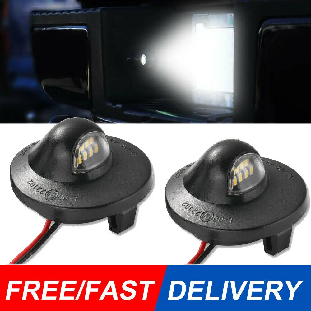 

2x License Plate Light LED For Ford Pickup Truck F150 F250 F350 1990-2014
