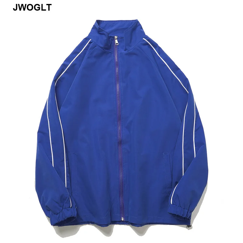 Куртка мужская оверсайз свободного покроя модная верхняя одежда на молнии с