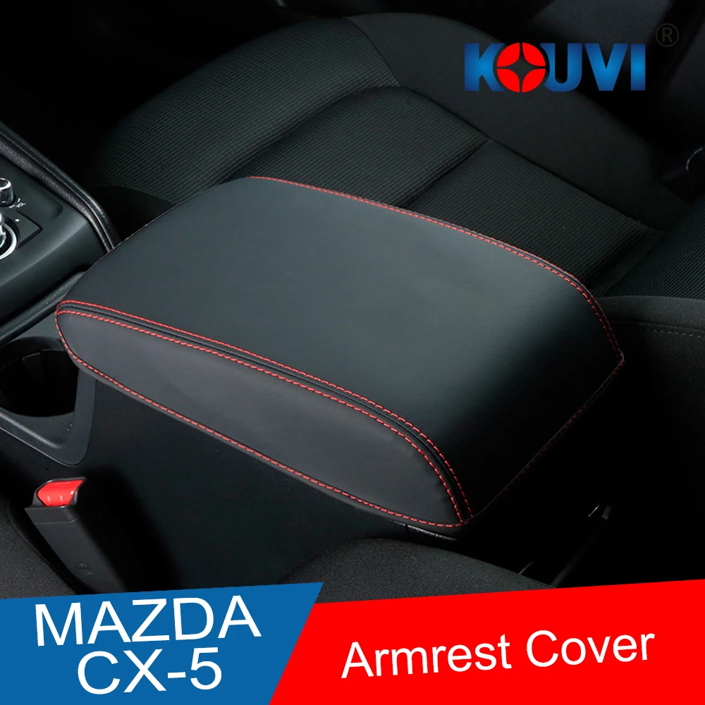 KOUVI супер волоконная кожаная накладка на подлокотник для автомобиля консоль