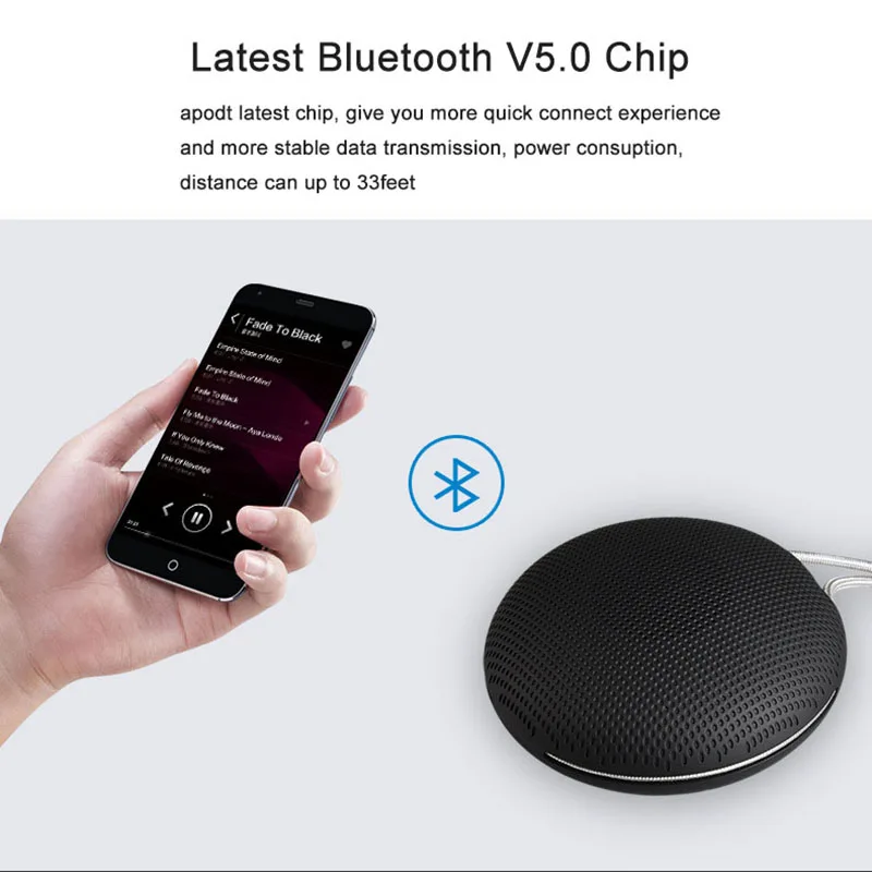 GGMM F5 уличная Беспроводная Bluetooth 5 0 стерео Портативная колонка со встроенным