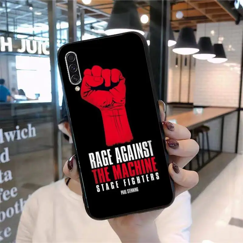 

Rage Against The Machine Phone Case For Samsung A40 A50 A51 A71 A20E A20S S8 S9 S10 S20 Plus note 20 ultra 4G 5G