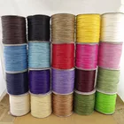 Вощеный шнур 1,5 мм 10 метров, вощеная нить веревка шнур, ремешок для ожерелья, веревка из бусин, для изготовления ювелирных изделий сделай сам для браслетов