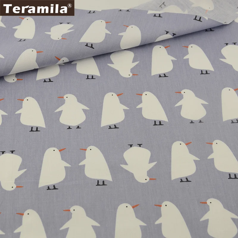 100% хлопок Ткань Пингвин конструкций twill Жир Квартал Текстиль для дома в стиле