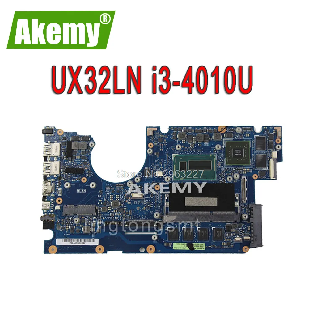 

UX32LN материнская плата REV2.0 i3-4010U 4G для For For For For Asus UX32L UX32LN Материнская плата ноутбука UX32LN материнская плата UX32LN тест 100% OK