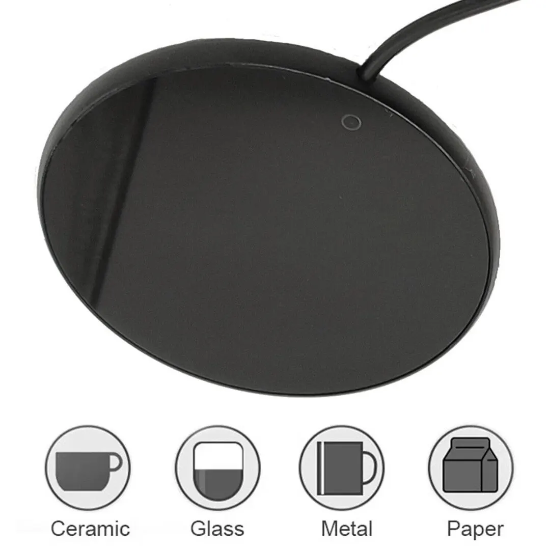

USB Heating Coaster Heat Warmer Portable USB Cup Heater Electric Insulation Mug Cup Heater Mat Heating Coaster For Coffee/Tea