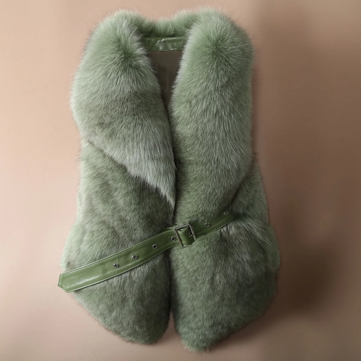 OFTBUY 2019 жилет из натурального Лисьего меха Повседневная женская зимняя