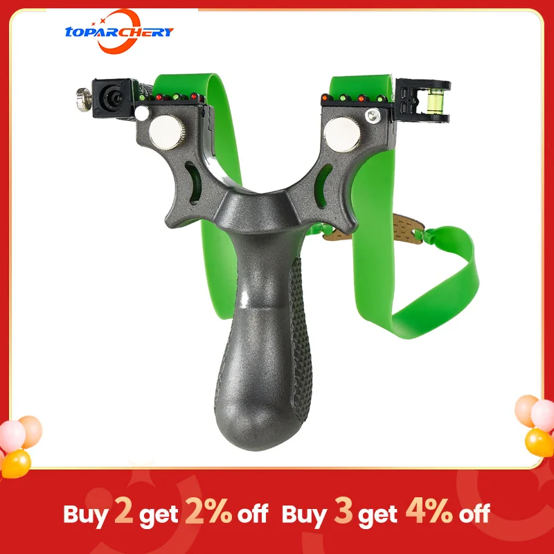 Рогатка для охоты с лазерным прицелом из смолы быстрым прессованием резиновой