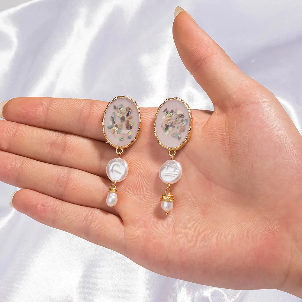 Женские серьги-подвески с бусинами и жемчугом | Украшения аксессуары