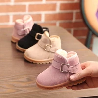 kids boots toddler winter warm toddler snow boots newborn baby girls plush soft bottom first walkers for 0 2 yers