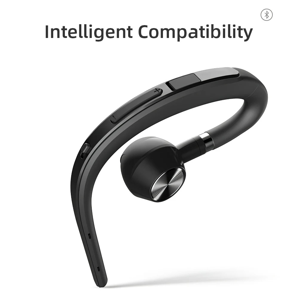 Hooking Wireless Bluetooth Earphone Noise Reduction HD Microphone Stereo Sound Business Headset Long Standby For Samsung S9 Plus |