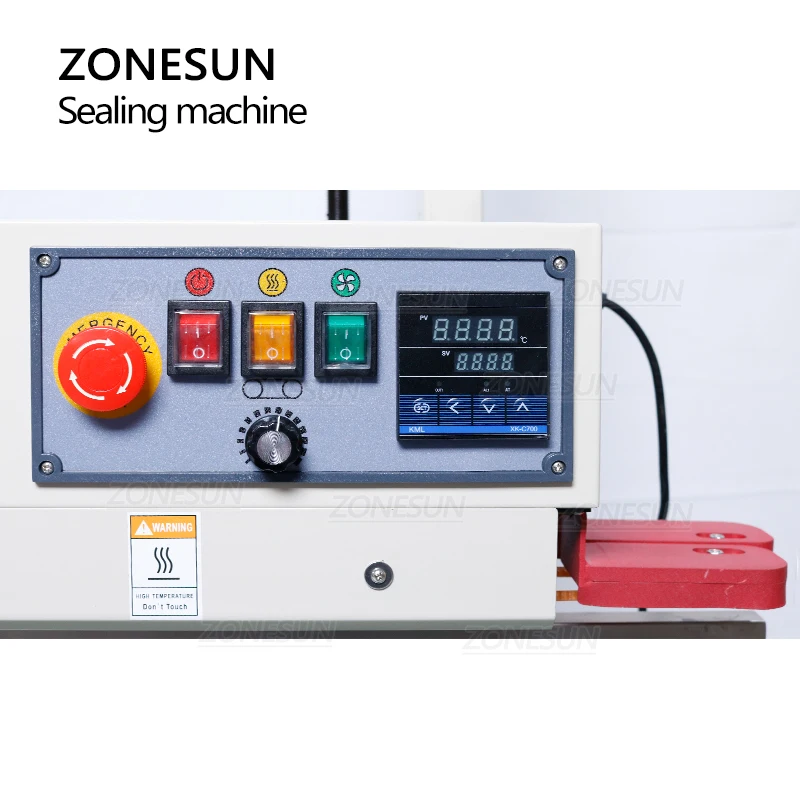 ZONESUN ZS FR1100 вертикальная машина для герметизации пищевых мешков в пластиковых