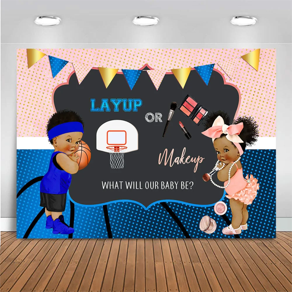 

Новорожденный Пол раскрыть вечерние Photocall простоя мейкапа, фон для фотосъемки с изображением Baby Shower фото фон для студийной фотосъемки