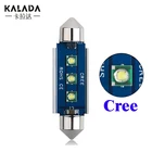 Комплект из 2 предметов высокого Яркость Led светодиодных Трубчатых ламп для автомобиля 31 36-39-41 мм Canbus без ошибок авто Интерьер Потолочные плафоны 3 Вт дверные фонари дневные ходовые огни 12V Белый