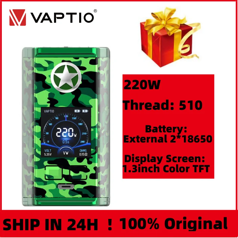 【Follow получите больше скидок 】vaptio vape коробка мод электронная сигарета капитан 220