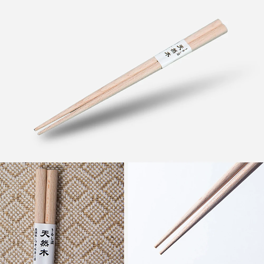 1 пара японских экологичных путешествий портативный многоразовый нескользящий каштан деревянные палочки для еды посуда суши китайская еда галстук линия