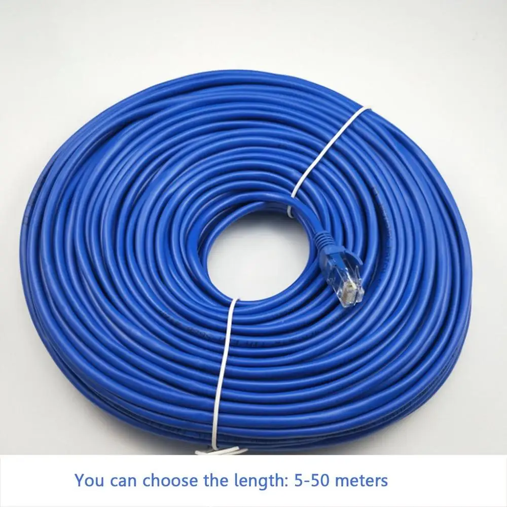 5/10/15/20/25/30/50 м CAT5 100 RJ45 кабелей Ethernet разъём Интернет сетевой кабель шнур провод из